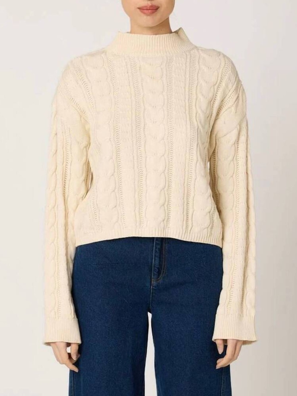 CLEOBELLA Janie Sweater in Ivory Size Small